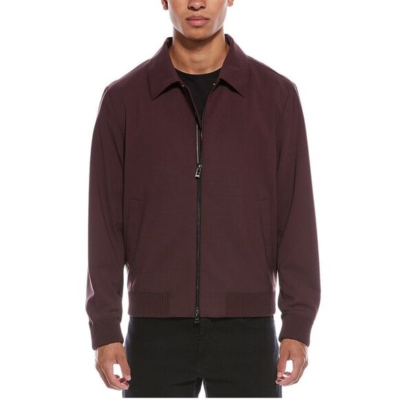 Hugo Boss MensHanry Wing Wool Jacket Red